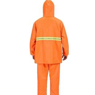 反光厚户外环工卫人防雨衣加雨裤套装分体防雨服绿化园林暴雨logo