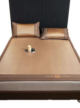 冰藤席夏天冰丝席三套季软席夏子床笠OMD款宿舍学凉生单件人