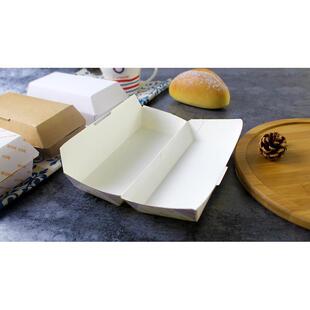 热狗盒西点盒热盒子热纸盒狗热狗打包狗盒食品JI08M432纸盒