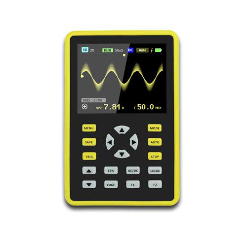 5012H数2.4英寸IPS屏字示波器100MHz拟模带宽支持波形存储