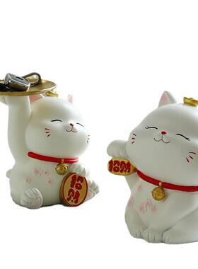 茶招财猫餐巾纸巾盒客XXBC11X厅几轻奢抽简纸盒约可爱设感家居装