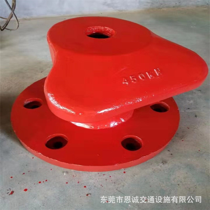 现货供应铸铁1000KN系船柱虎门码头专用系船钩 航标固定铸铁沉石