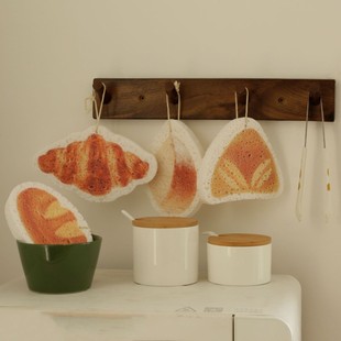 卡通压缩洗碗块家用小清新吸水海绵木浆棉洗碗布餐桌布清洁块抹布