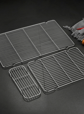 不锈钢烧烤网隔网网格长方形网片篦子沥油分数盆网架网片方形网