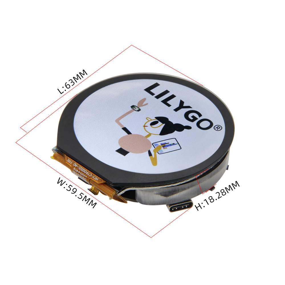 LILYGO? T-RGB ESP32-S3 2.1英寸圆形显示屏 ST7701S 液晶触摸屏