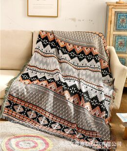 沙发盖巾北欧ins风全盖复古单人盖布简约四季通用沙发套罩垫