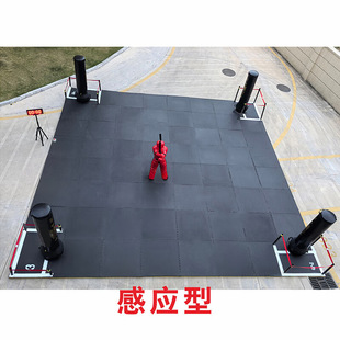 格斗基本功训练考评系统 新大纲一体不倒翁沙袋考核 基础型含地垫