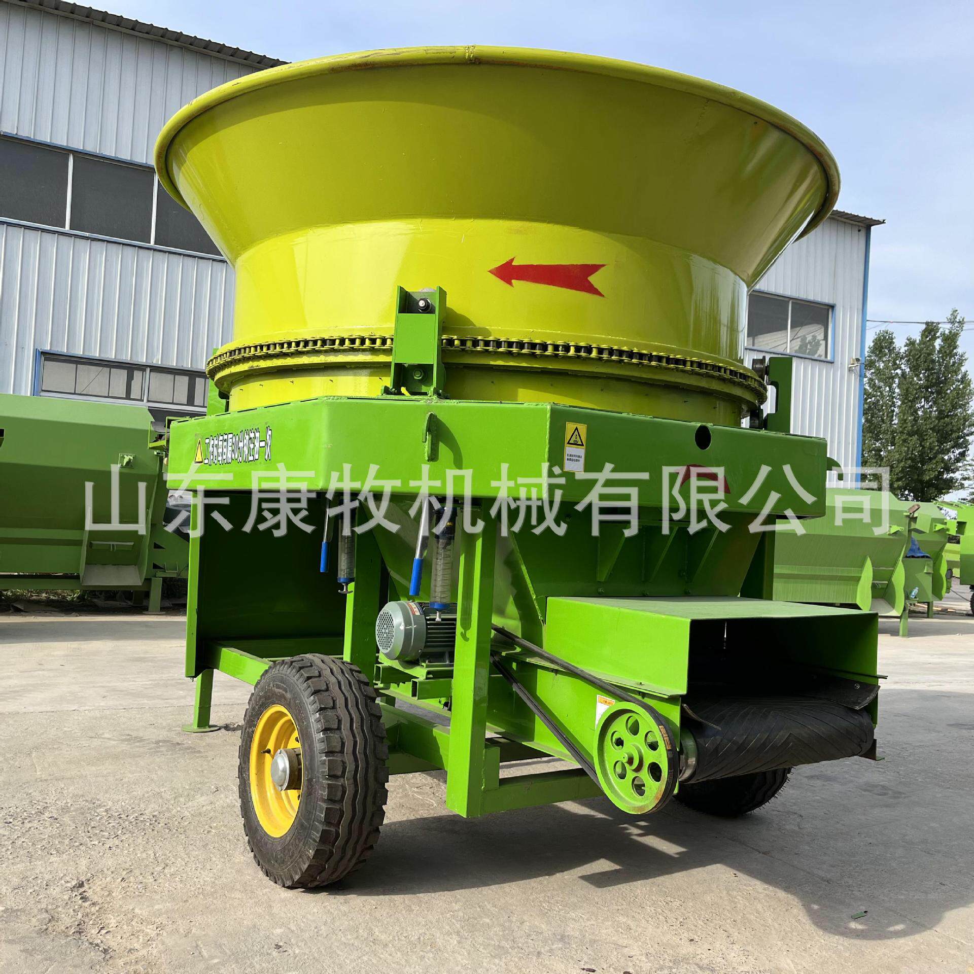 草捆秸秆预铡揉丝机 可移动牵引圆盘铡草机 羊场用大型粉草机
