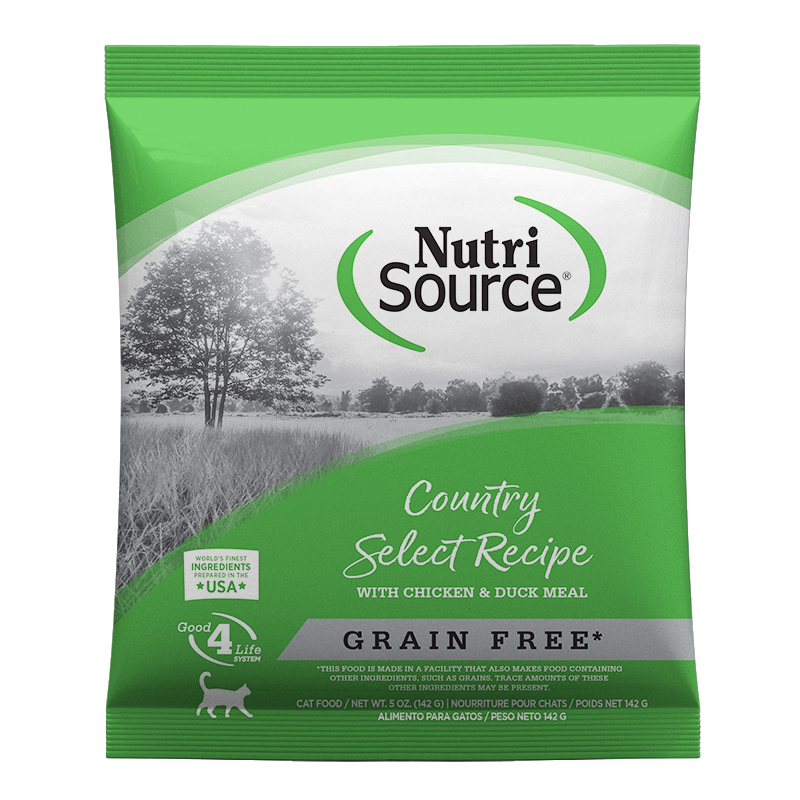 【国内仓】【试吃尝鲜】NutriSource甄萃猫粮试吃142g无谷鸡肉 - 封面