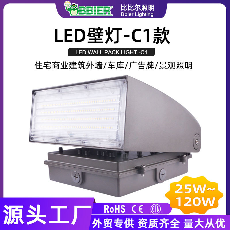LED人体感应高亮户外壁灯