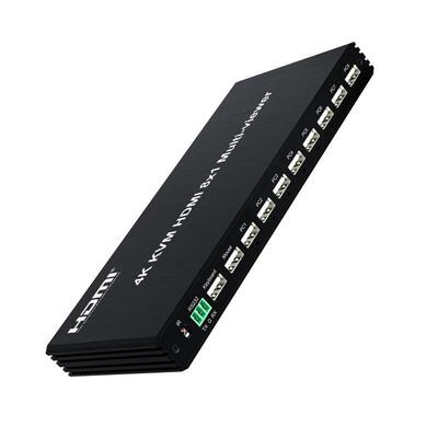 4KHDMI8画面分割器带KVM切换八路画面分割切换器