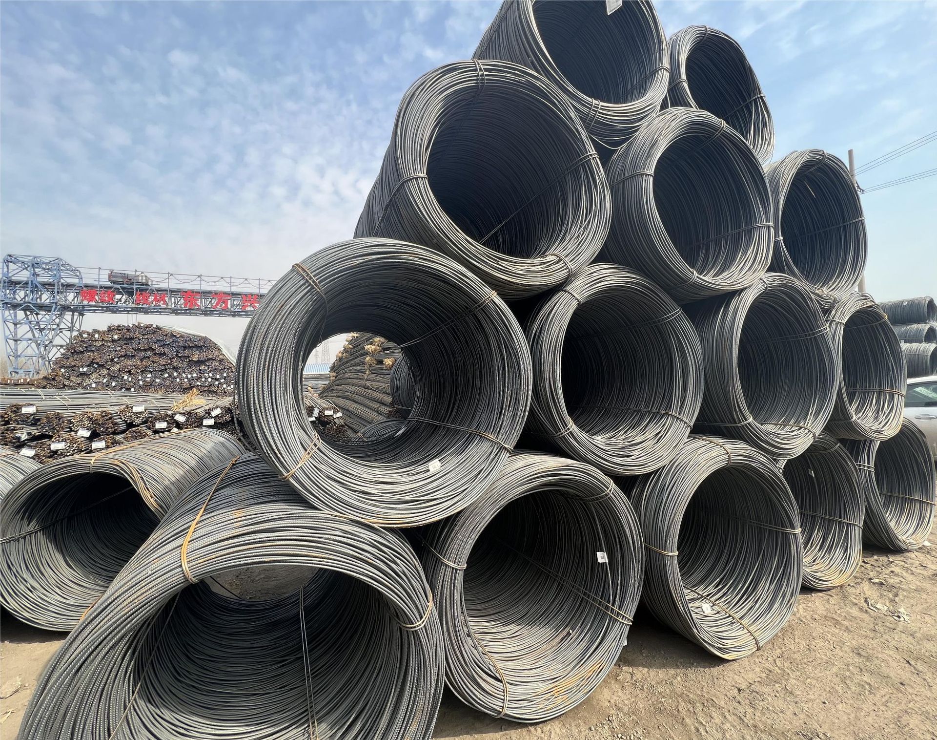 白山白城厂家批发Φ8盘螺调直φ10三级螺纹钢HRB400E建筑钢筋优惠