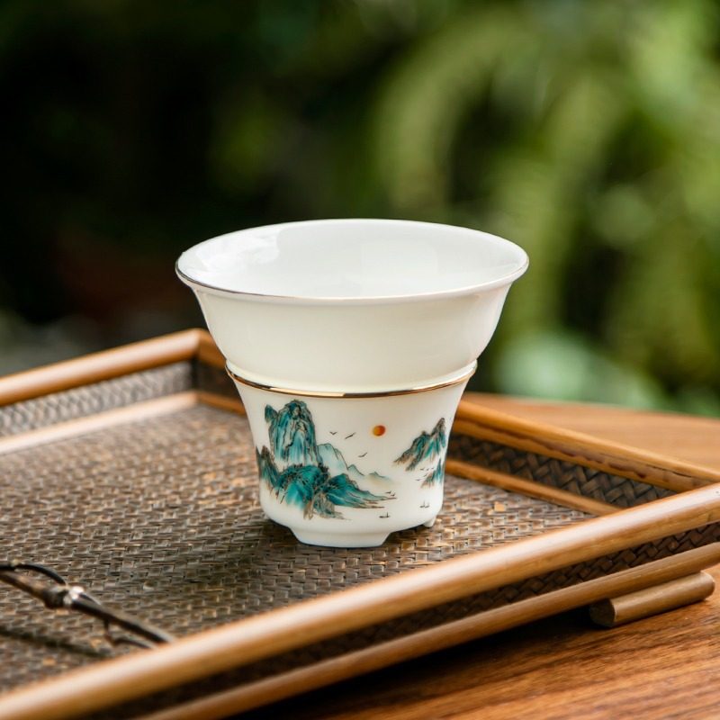 羊脂玉茶漏组德化白瓷茶滤全瓷一体过滤网滤茶器陶瓷茶隔茶具配件,鲜花速递/花卉仿真/绿植园艺,其它园艺用品,淘宝优惠券,粉丝福利购,淘宝优惠卷