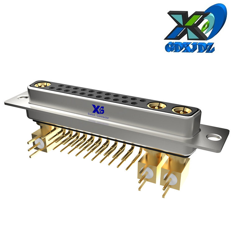 VGA大电流车针D-SUB连接器 D-SUB母座21W4180度直插