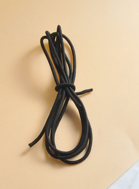 A级04mm黑色弹力绳做发圈皮筋头绳线材料发圈弹力绳手工DIY弹力线