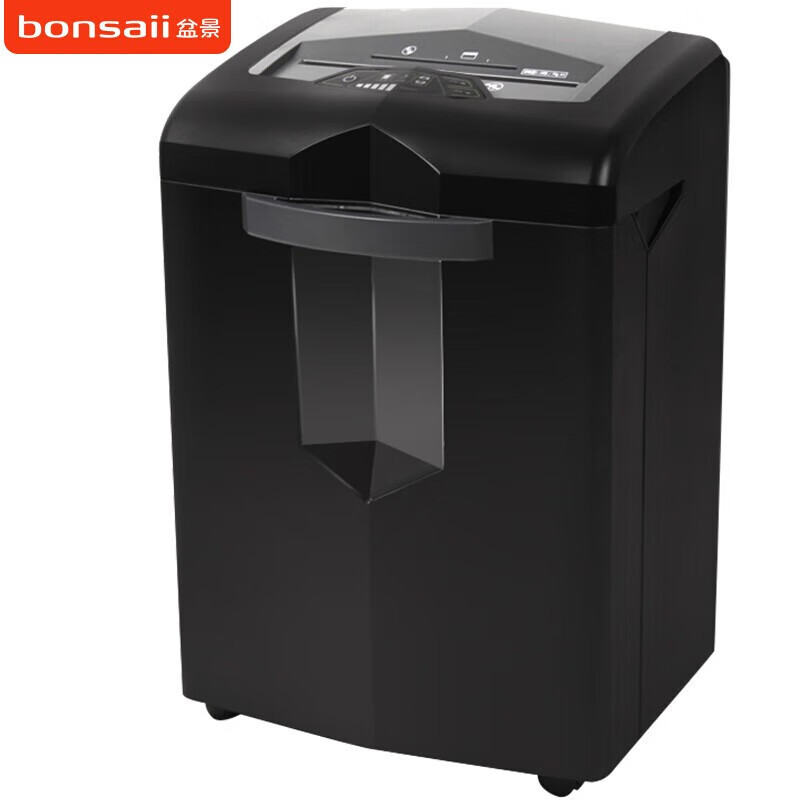 盆景(bonsaii)3P27A碎纸机27L 22张连续120分钟碎纸机4*35mm 标