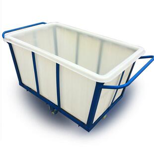 江苏400升塑料方箱宾馆专用布草车印染纺织厂推布车内胆