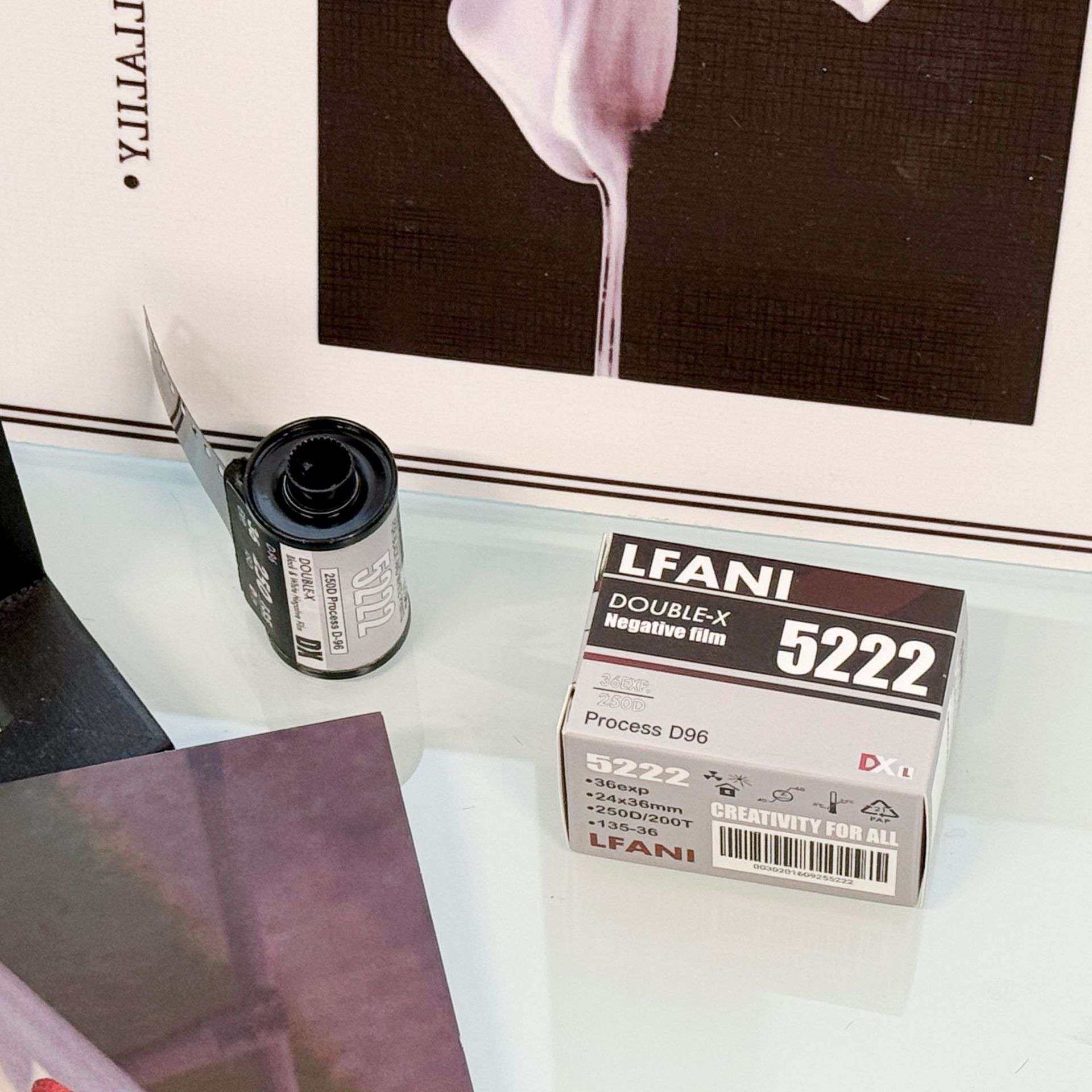 135黑白5222胶卷无碳电影卷36张胶片冲洗