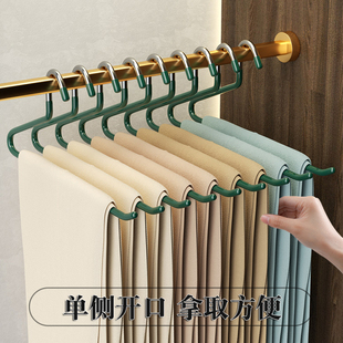 子收纳神痕裤 功能裤 衣挂 架家用无器多夹夹子衣架裤 速发家用鹅型裤