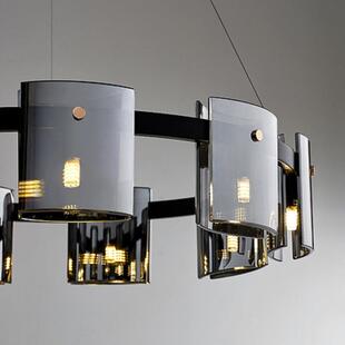 现代轻奢客厅吊灯简约卧室设计师家用创意高端北欧餐厅吧台主吊灯