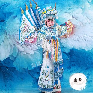 好货京剧戏曲服装戏服穆桂英服装电女靠女将扈三娘武旦刀马旦演出