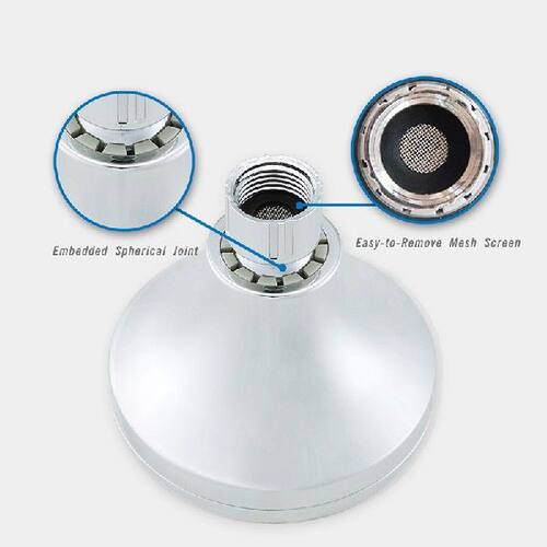 极速4inch High Pressure Shower Head 5 Modes Showerhead Showe