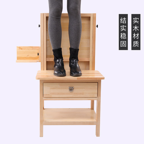 极速实木简约抽屉升降多功能一体画凳画架画桌画板画材画室美术生