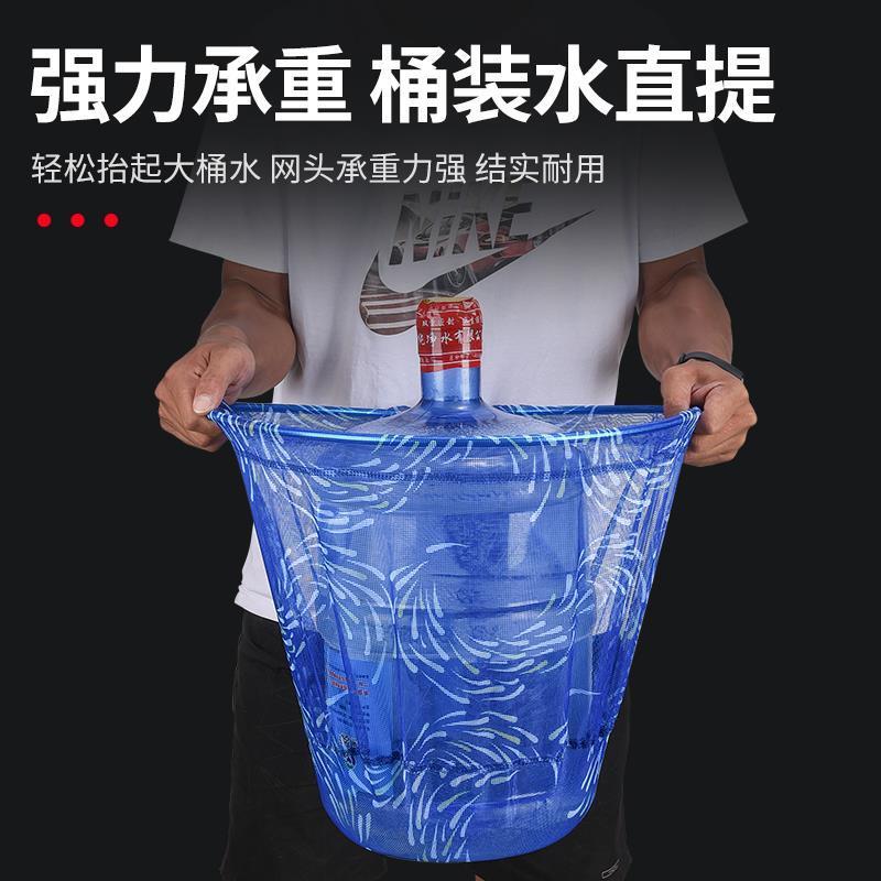 Tab防挂钩捞网头黑坑捞鱼网头钓鱼捞网网兜防挂密网钢圈可折叠不