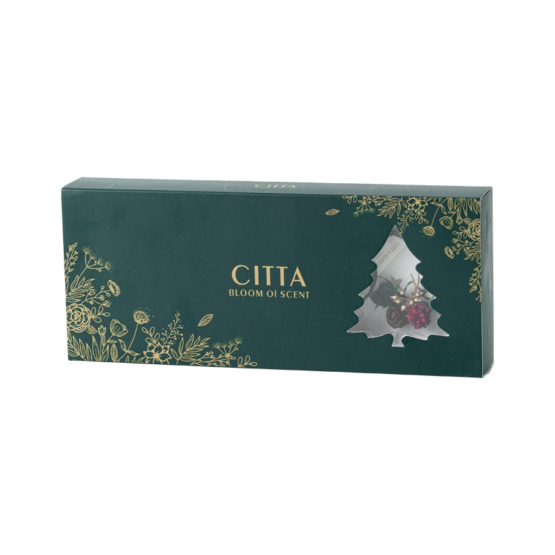 citta 新款香味香薰蜡片礼盒衣柜固体香膏干花伴手礼香片挂件