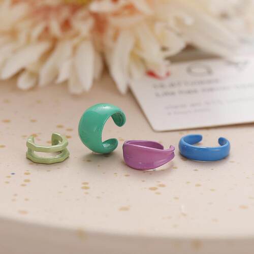 好货Color baking paint ear clip without ear hole彩色 无耳洞