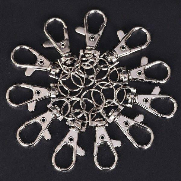 10pcs ClassicMetal Swivel Trigger Lobster Clasps Clip Snap
