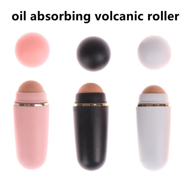 Sucking Roller Volcanic Rock Matte Makeup Facial T Zone