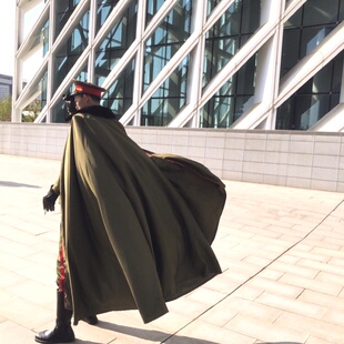 推荐少帅张学良同款军装大衣老九门张G启山佛爷民国军阀大帅服套