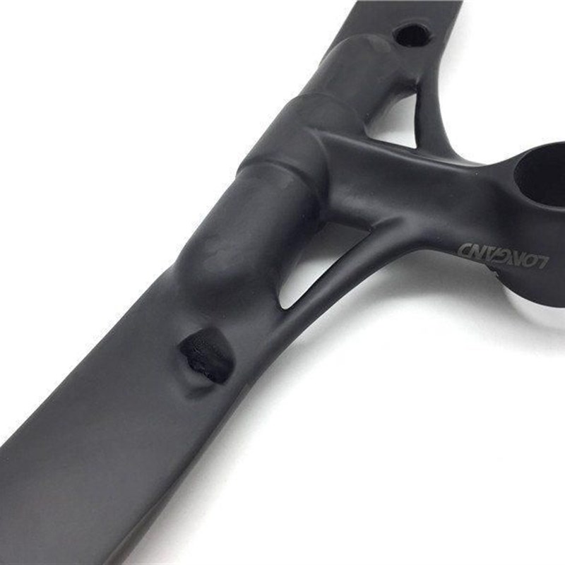 全碳纤维公路车弯m把把立一体弯把内走线自行车车把 把横。