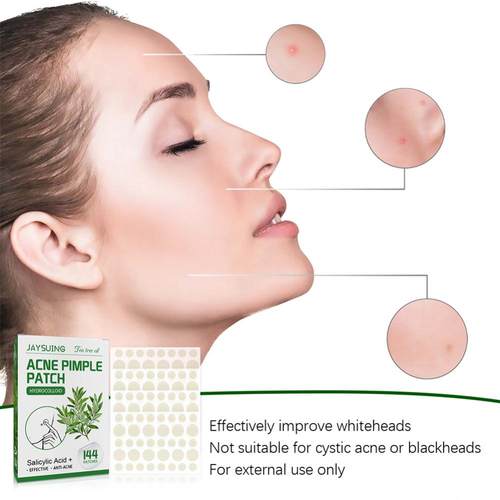 144 Patches Acne Patch Tea Tree Oil Face Invisible Stickers