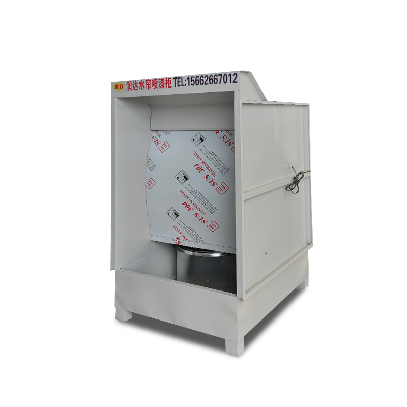 品水帘柜喷漆台小型喷漆柜水循环漆雾净化设备烤漆房除尘环保水帘