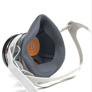 思创防毒面具防酸面罩防氯气体喷漆7号滤毒盒P-E-1防硫化氢防盐酸