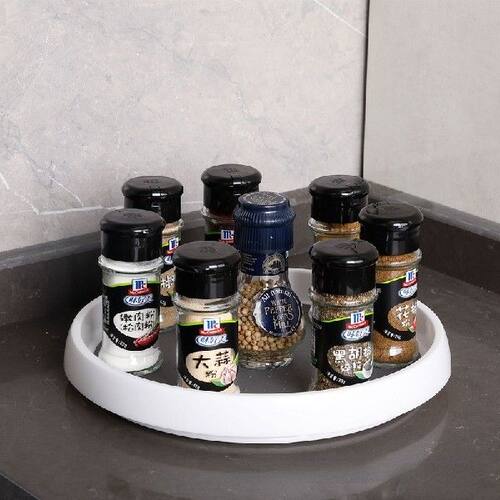 好货360 Degree Rotating Cabinet Organizer Kitchen Bathroom