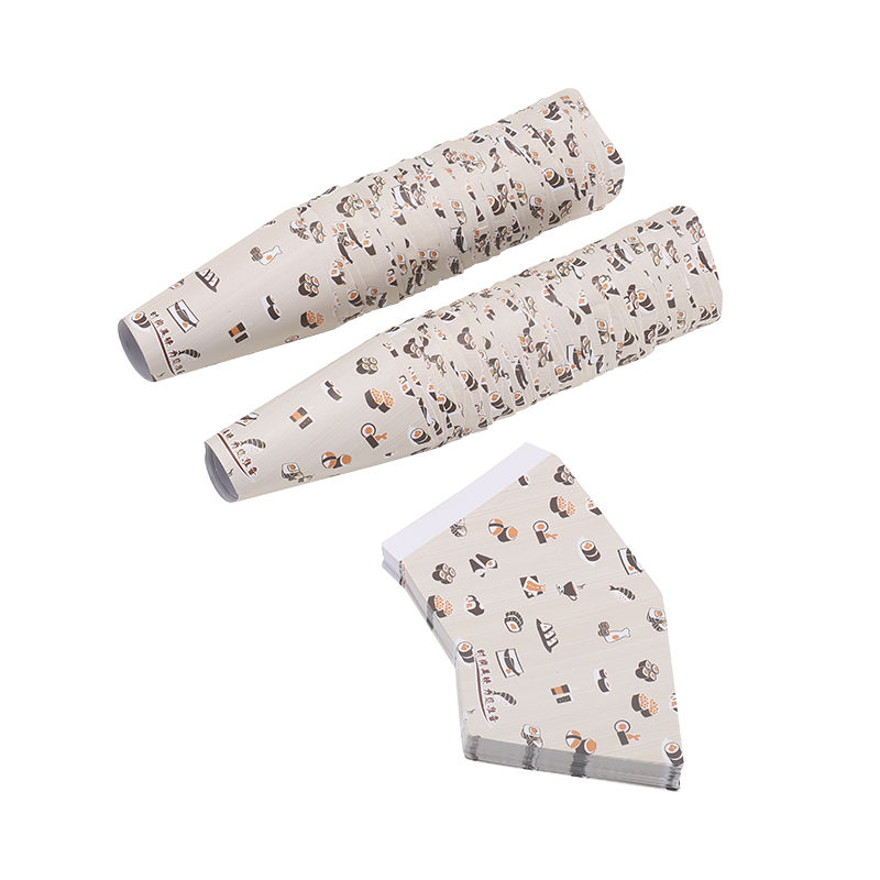 手卷套寿司纸套寿司套手握套蛋挞手卷套寿司手卷纸100只粘好食品