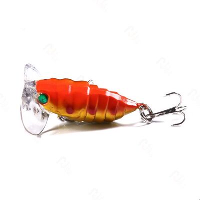 1Pcs 4cm44g Insect Sea Fiing Lure Baits Floating