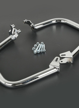 适用哈雷XG500XG750摩托车改装前保险杠护杠防撞保护杆2015-2020