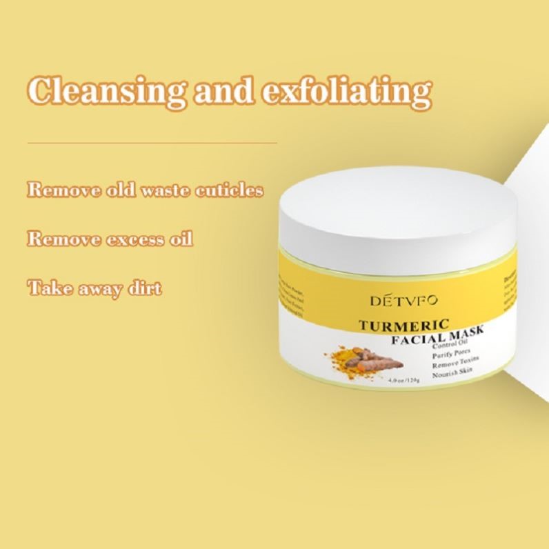 Moisturizing Clay Masque Turmeric Skin Care Clay Facial
