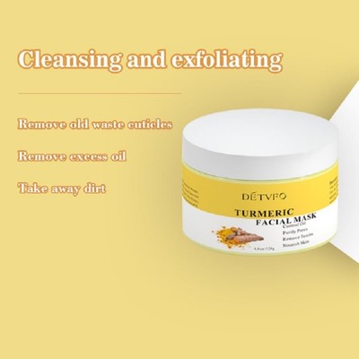 Moisturizing Clay Masque Turmeric Skin Care Clay Facial