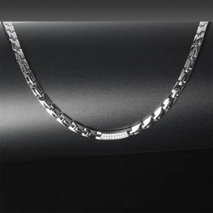 Diamond Magnet Negative Fashion Titanium Row Ion Stee Double