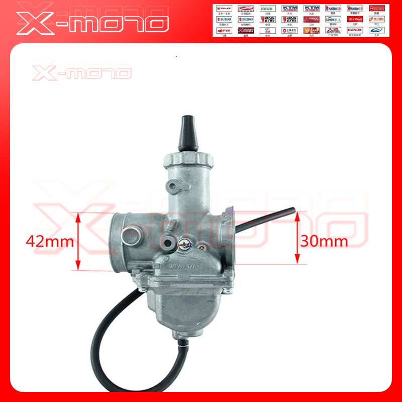 三国VM26手动风门化油器CG250CB250风冷水冷银翔宗申160引擎用