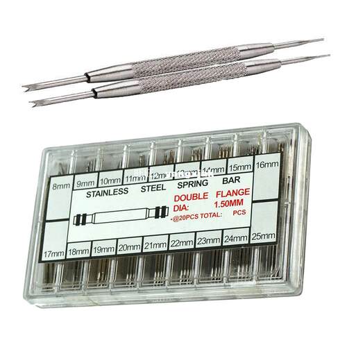 好货360Pcs 8-25MM Watch Band Spring Bars Accessories Parts +