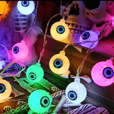 Halloween Decoration Light String Eyeball Ghost Luminous Str