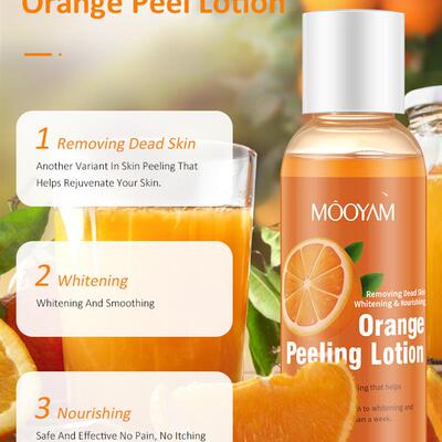 orange peeliing lotion rough dry keratin repair脱皮油身体乳