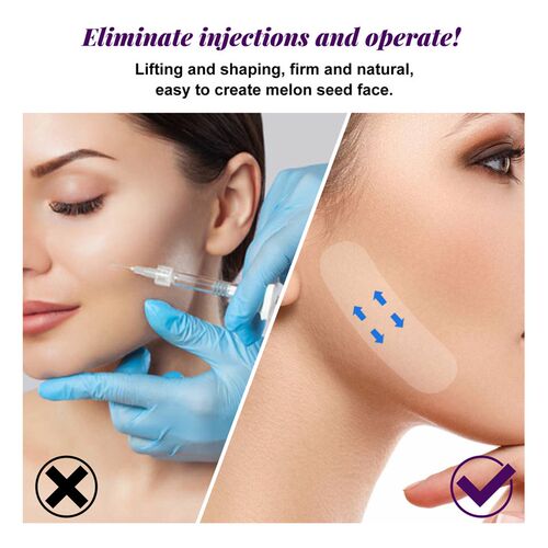 Facial invisible lifsting patch V-shaped melon seed face