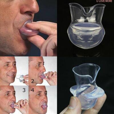 1pcs Silicone Anti Snoring Tongue Anti-snoring mouthpiece b
